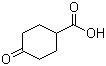 4-环己酮羧酸分子结构 (CAS 874-61-3)