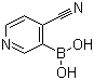 4-Cyanopyridine-3-boronic acid molecular structure (CAS 874290-90-1)