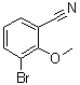 3-Bromo-2-methoxybenzonitrile molecular structure (CAS 874472-98-7)
