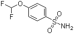 结构式 CAS# 874781-09-6, 对二氟甲氧基苯磺酰胺; 4-二氟甲氧基苯磺酰胺
