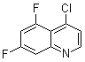 4-Chloro-5,7-difluoroquinoline molecular structure (CAS 874831-46-6)