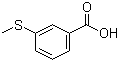 3-甲硫基苯甲酸分子结构 (CAS 875-99-0)