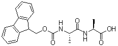 N-[(9H-Fluoren-9-ylmethoxy)carbonyl]-L-alanyl-L-alanine molecular structure (CAS 87512-31-0)