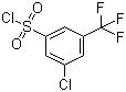 structure of CAS# 875167-01-4, 3-Chloro-5-trifluoromethylphenylsulfonyl chloride