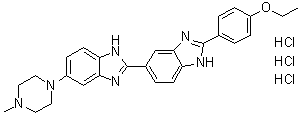 2'-(4-Ethoxyphenyl)-5-(4-methyl-1-piperazinyl)-2,5'-bi-1H-benzimidazole trihydrochloride molecular structure (CAS 875756-97-1)