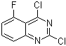2,4-Dichloro-5-fluoroquinazoline molecular structure (CAS 87611-00-5)