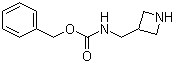 structure of CAS# 876149-41-6, Benzyl [(azetidin-3-yl)methyl]carbamate;N-(3-Azetidinylmethyl)carbamic acid phenylmethyl ester