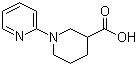 结构式 CAS# 876718-04-6, 3,4,5,6-四氢-2H-[1,2']联吡啶-3-甲酸