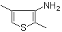 2,4-二甲基-3-氨基噻吩分子结构 (CAS 87685-15-2)