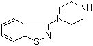 3-(1-Piperazinyl)-1,2-benzisothiazole molecular structure (CAS 87691-87-0)
