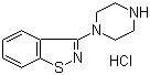 3-Piperazinyl-1,2-benzisothiazole hydrochloride molecular structure (CAS 87691-88-1)