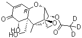 (3alpha,7alpha)-3-(Acetyl-d<sub>3</sub>-oxy)-12,13-epoxy-7,15-dihydroxytrichothec-9-en-8-one molecular structure (CAS 876926-22-6)