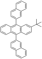 2-(tert-Butyl)-9,10-di(2-naphthalenyl)anthracene molecular structure (CAS 876955-92-9)