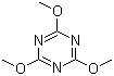 2,4,6-三甲氧基-1,3,5-三嗪分子结构 (CAS 877-89-4)