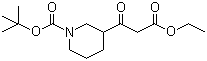 tert-Butyl 3-(3-ethoxy-3-oxopropanoyl)piperidine-1-carboxylate molecular structure (CAS 877173-80-3)
