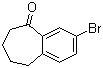 3-Bromo-6,7,8,9-tetrahydro-5H-benzocyclohepten-5-one molecular structure (CAS 87779-78-0)