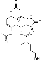 Eupalinolide A molecular structure (CAS 877822-40-7)