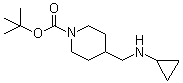 4-[(Cyclopropylamino)methyl]-1-piperidinecarboxylic acid tert-butyl ester molecular structure (CAS 877859-58-0)