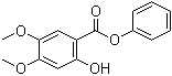 2-Hydroxy-4,5-dimethoxybenzoic acid phenyl ester molecular structure (CAS 877997-98-3)