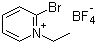 2-Bromo-1-ethylpyridinium tetrafluoroborate molecular structure (CAS 878-23-9)