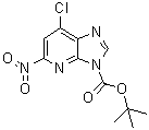 7-Chloro-5-nitro-3H-imidazo[4,5-b]pyridine-3-carboxylic acid 1,1-dimethylethyl ester molecular structure (CAS 878011-44-0)
