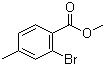 Methyl 2-bromo-4-methylbenzoate molecular structure (CAS 87808-49-9)