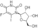 5-氟-6-碘尿苷分子结构 (CAS 87818-06-2)