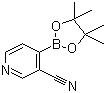 structure of CAS# 878194-92-4, 3-Cyanopyridine-4-boronic acid pinacol ester