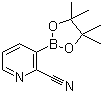 结构式 CAS# 878194-93-5, 2-氰基吡啶-3-硼酸频哪醇酯