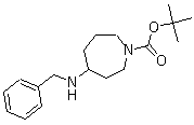 4-Benzylaminoazepane-1-carboxylic acid tert-butyl ester molecular structure (CAS 878630-66-1)