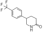5-[4-(Trifluoromethyl)phenyl]-2-piperidinone molecular structure (CAS 87922-74-5)