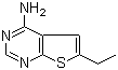6-Ethylthieno[2,3-d]pyrimidin-4-amine molecular structure (CAS 879873-49-1)