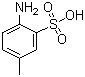 structure of CAS# 88-44-8, 4-Aminotoluene-3-sulfonic acid;6-Amino-m-toluenesulfonic acid; 2-Amino-5-methylbenzenesulfonic acid