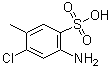 3-氯对甲苯胺-6-磺酸分子结构 (CAS 88-51-7)