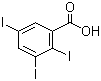 结构式 CAS# 88-82-4, 2,3,5-三碘苯甲酸