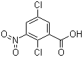 2,5-Dichloro-3-nitrobenzoic acid molecular structure (CAS 88-86-8)