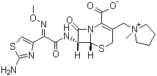Cefepime molecular structure (CAS 88040-23-7)