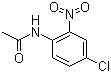 结构式 CAS# 881-51-6, N-(4-氯-2-硝基苯基)乙酰胺