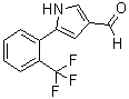 5-[2-(三氟甲基)苯基]-1H-吡咯-3-甲醛分子结构 (CAS 881674-60-8)