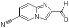 2-Formylimidazo[1,2-a]pyridine-6-carbonitrile molecular structure (CAS 881841-28-7)