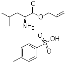 L-Leucine 2-propenyl ester 4-methylbenzenesulfonate molecular structure (CAS 88224-03-7)