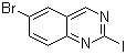 6-Bromo-2-iodoquinazoline molecular structure (CAS 882670-93-1)