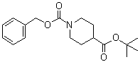 tert-Butyl N-carbobenzoxy-4-piperidinecarboxylate molecular structure (CAS 882738-24-1)