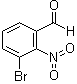 结构式 CAS# 882772-99-8, 3-溴-2-硝基苯甲醛