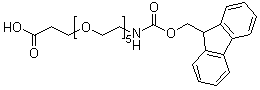 5,8,11,14,17-Pentaoxa-2-azaeicosanedioic acid 1-(9H-fluoren-9-ylmethyl) ester molecular structure (CAS 882847-32-7)