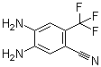 结构式 CAS# 882978-62-3, 4,5-二氨基-2-三氟甲基苯甲腈