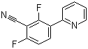 2,6-Difluoro-3-(2-pyridinyl)benzonitrile molecular structure (CAS 883106-18-1)