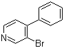 结构式 CAS# 88345-89-5, 4-苯基-3-溴吡啶