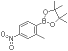 结构式 CAS# 883715-40-0, 2-甲基-4-硝基苯硼酸频哪醇酯