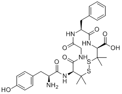 DPDPE molecular structure (CAS 88373-73-3)